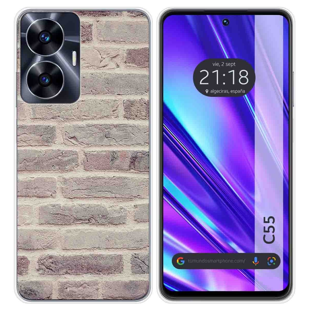 Funda Silicona para Realme C55 diseño Ladrillo 01 Dibujos