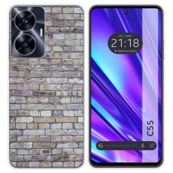 Funda Silicona para Realme C55 diseño Ladrillo 02 Dibujos