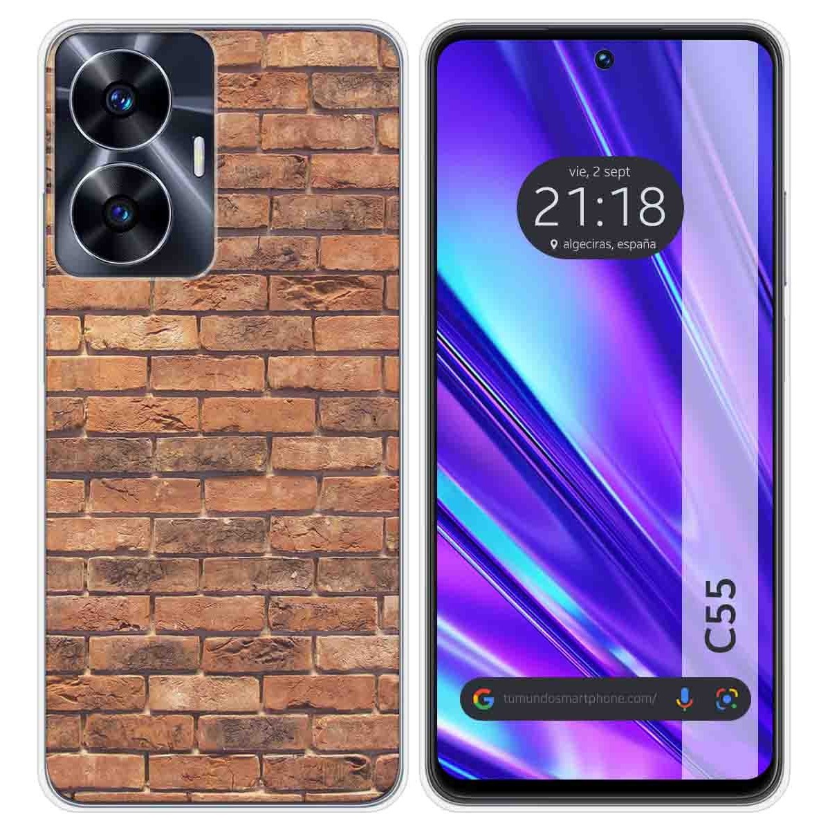 Funda Silicona para Realme C55 diseño Ladrillo 04 Dibujos