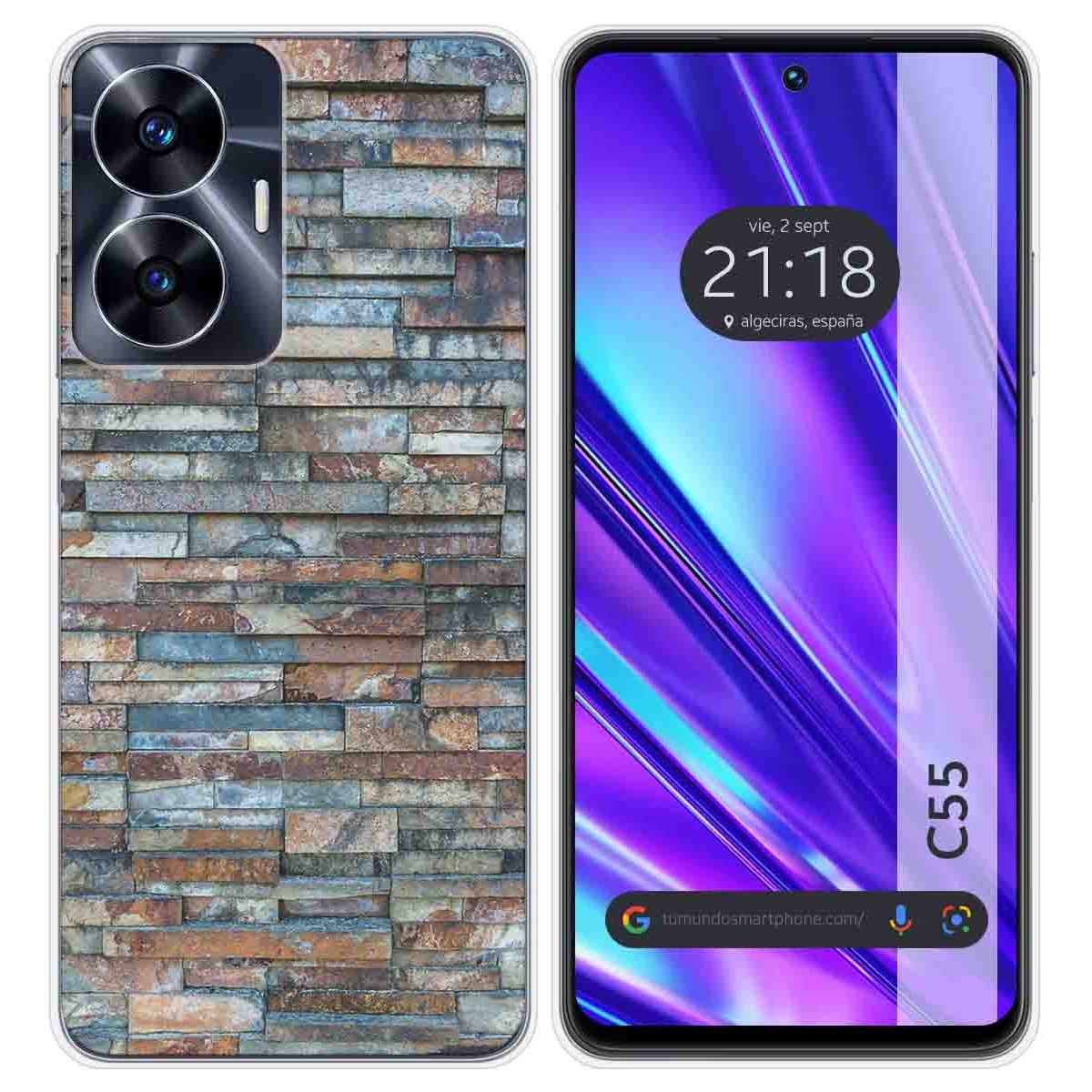 Funda Silicona para Realme C55 diseño Ladrillo 05 Dibujos