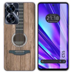 Funda Silicona para Realme C55 diseño Madera 11 Dibujos