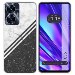 Funda Silicona para Realme C55 diseño Mármol 01 Dibujos