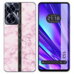 Funda Silicona para Realme C55 diseño Mármol 04 Dibujos