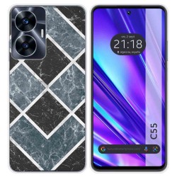 Funda Silicona para Realme C55 diseño Mármol 06 Dibujos