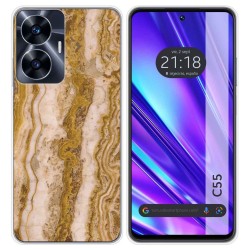 Funda Silicona para Realme C55 diseño Mármol 10 Dibujos