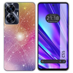 Funda Silicona para Realme C55 diseño Abstracto Dibujos