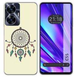Funda Silicona para Realme C55 diseño Atrapasueños Dibujos