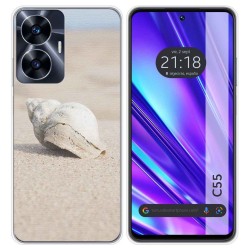 Funda Silicona para Realme C55 diseño Concha Dibujos