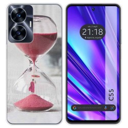 Funda Silicona para Realme C55 diseño Reloj Dibujos