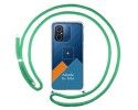 Personaliza tu Funda Colgante Transparente para Xiaomi Redmi 12C con Cordon Verde Agua Dibujo Personalizada
