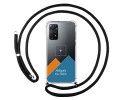 Personaliza tu Funda Colgante Transparente para Xiaomi Redmi Note 12 Pro 4G con Cordon Negro Dibujo Personalizada
