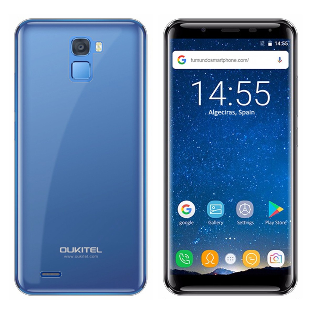 Funda Gel Tpu para Oukitel K5000 Color 100 % Transparente