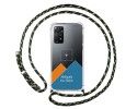 Personaliza tu Funda Colgante Transparente para Xiaomi Redmi Note 12 Pro 4G con Cordon Verde/Dorado Dibujo Personalizada