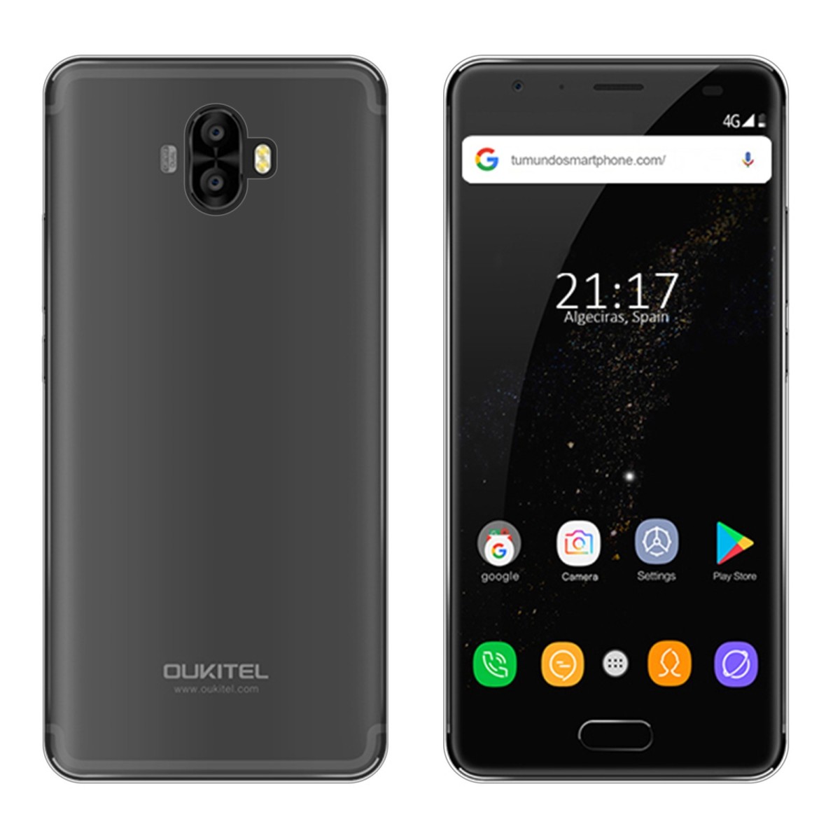 Funda Gel Tpu para Oukitel K8000 Color 100 % Transparente