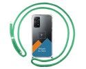 Personaliza tu Funda Colgante Transparente para Xiaomi Redmi Note 12 Pro 4G con Cordon Verde Agua Dibujo Personalizada