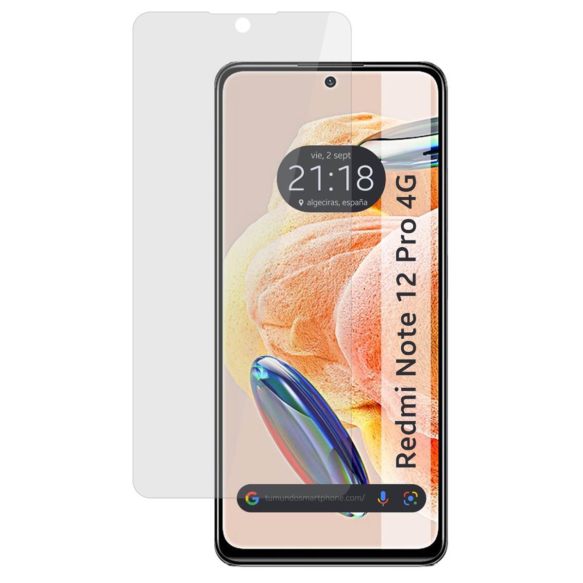 Protector Pantalla Hidrogel Flexible compatible con Xiaomi Redmi Note 12 Pro 4G