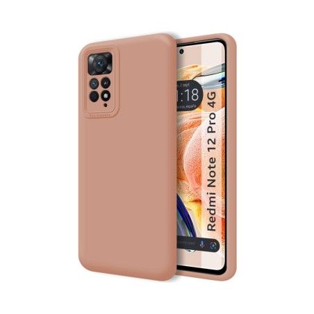 Funda Silicona Líquida Ultra Suave compatible con Xiaomi Redmi Note 12 Pro 4G Color Rosa