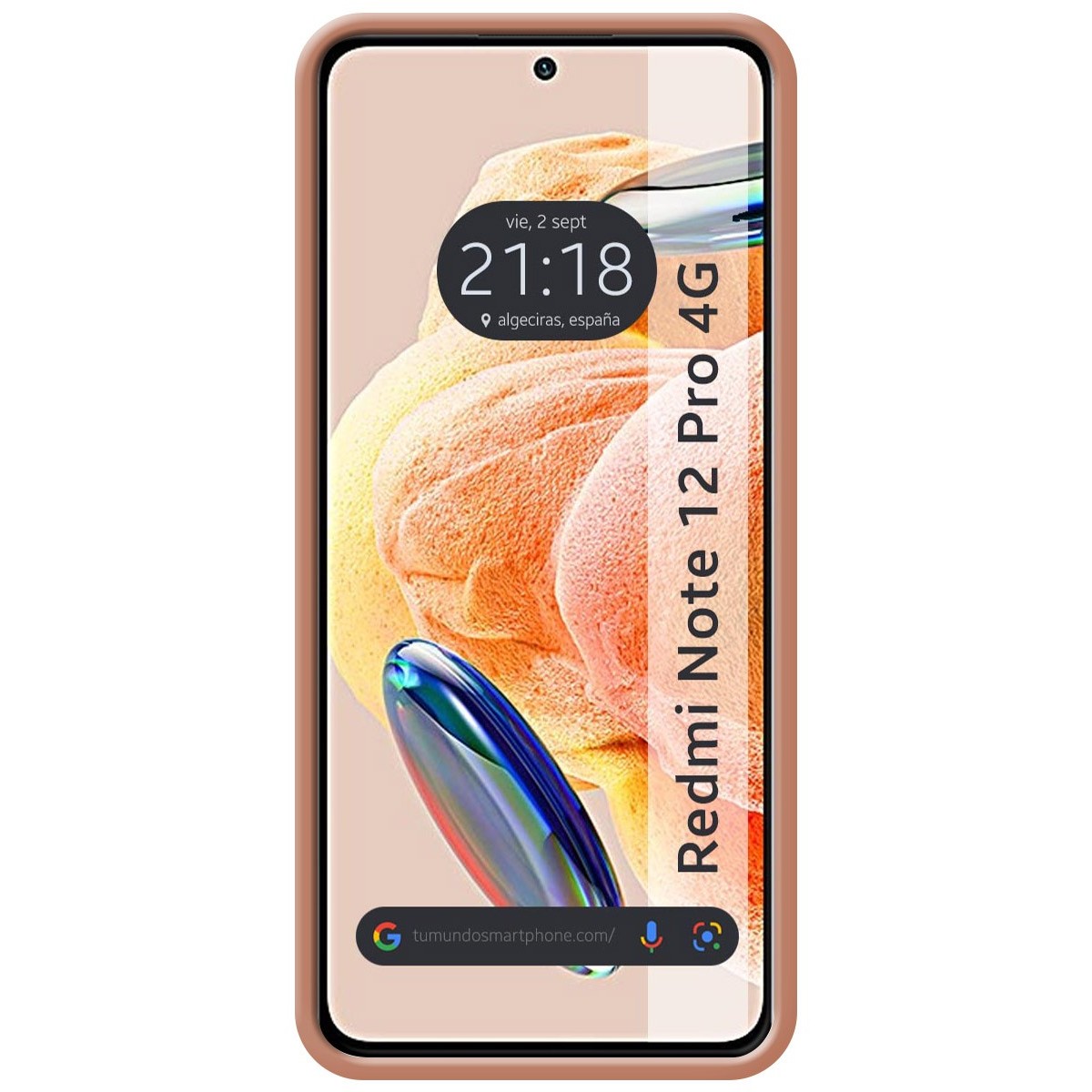 Funda Silicona Líquida Ultra Suave compatible con Xiaomi Redmi Note 12 Pro 4G Color Rosa