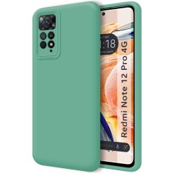 Funda Silicona Líquida Ultra Suave para Xiaomi Redmi Note 12 Pro 4G Color Verde