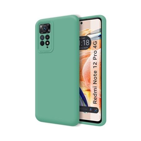 Funda Silicona Líquida Ultra Suave compatible con Xiaomi Redmi Note 12 Pro 4G Color Verde