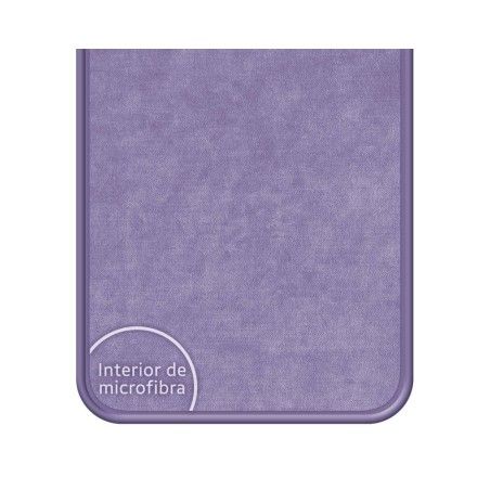 Funda Silicona Líquida Ultra Suave con Anillo compatible con Xiaomi Redmi Note 12 Pro 4G Color Morada