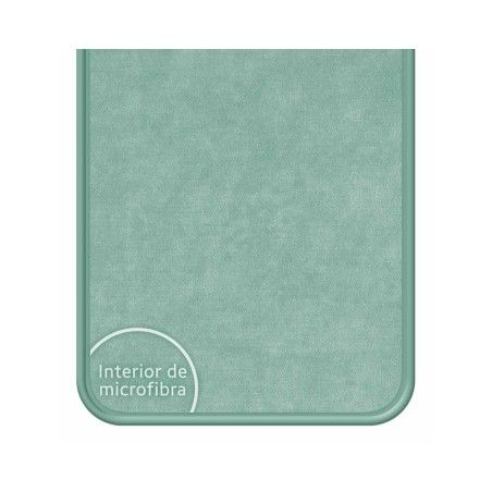 Funda Silicona Líquida Ultra Suave con Anillo compatible con Xiaomi Redmi Note 12 Pro 4G Color Verde