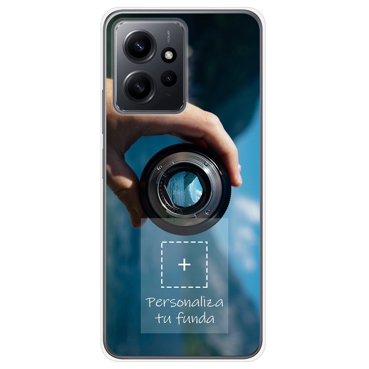 Personaliza tu Funda Silicona Gel Tpu Transparente con tu Fotografia para Xiaomi Redmi Note 12 4G Dibujo Personalizada