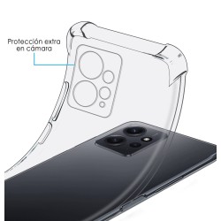 Funda Silicona Antigolpes Transparente compatible con Xiaomi Redmi Note 12 4G 2