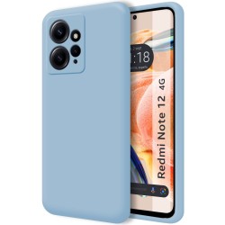 Funda Silicona Líquida Ultra Suave compatible con Xiaomi Redmi Note 12 4G color Azul