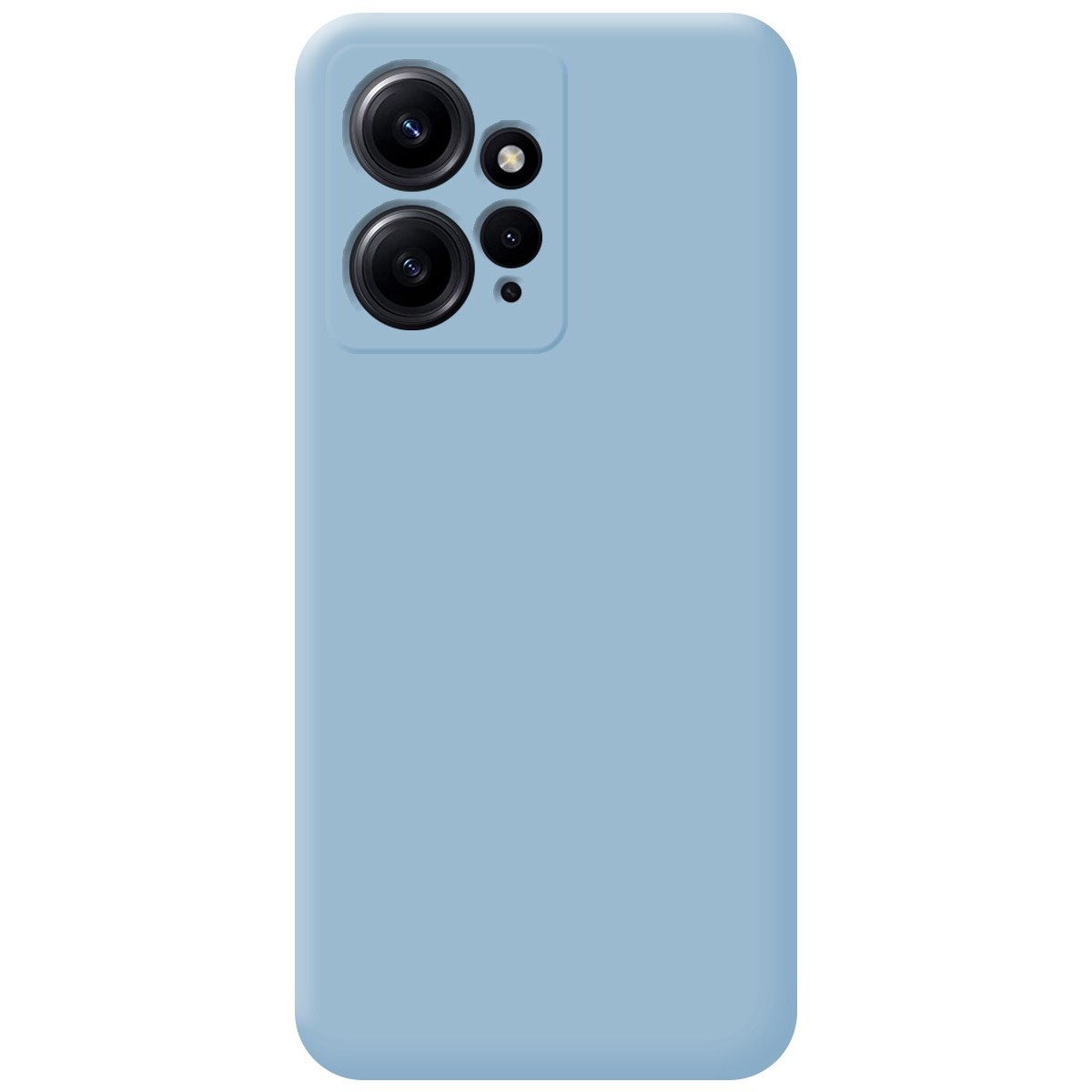 Funda Silicona Líquida Ultra Suave compatible con Xiaomi Redmi Note 12 4G color Azul