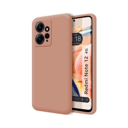 Funda Silicona Líquida Ultra Suave compatible con Xiaomi Redmi Note 12 4G color Rosa