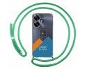 Personaliza tu Funda Colgante Transparente para Realme C55 con Cordon Verde Agua Dibujo Personalizada