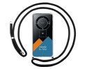 Personaliza tu Funda Colgante Transparente para Huawei Honor Magic 5 Lite 5G con Cordon Negro Dibujo Personalizada