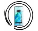 Funda Colgante Transparente para Huawei Honor Magic 5 Lite 5G con Cordon Negro