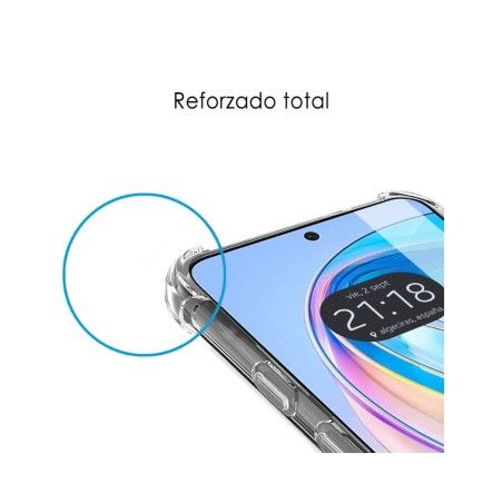 Funda Silicona Antigolpes Transparente para Huawei Honor X7a