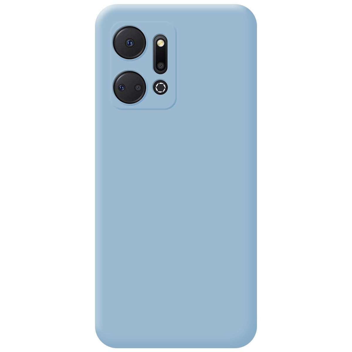 Funda Silicona Líquida Ultra Suave para Huawei Honor X7a color Azul