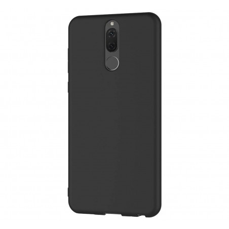 Funda Gel Tpu Tipo Mate Negra para Huawei Mate 10 Lite