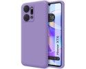 Funda Silicona Líquida Ultra Suave para Huawei Honor X7a color Morada