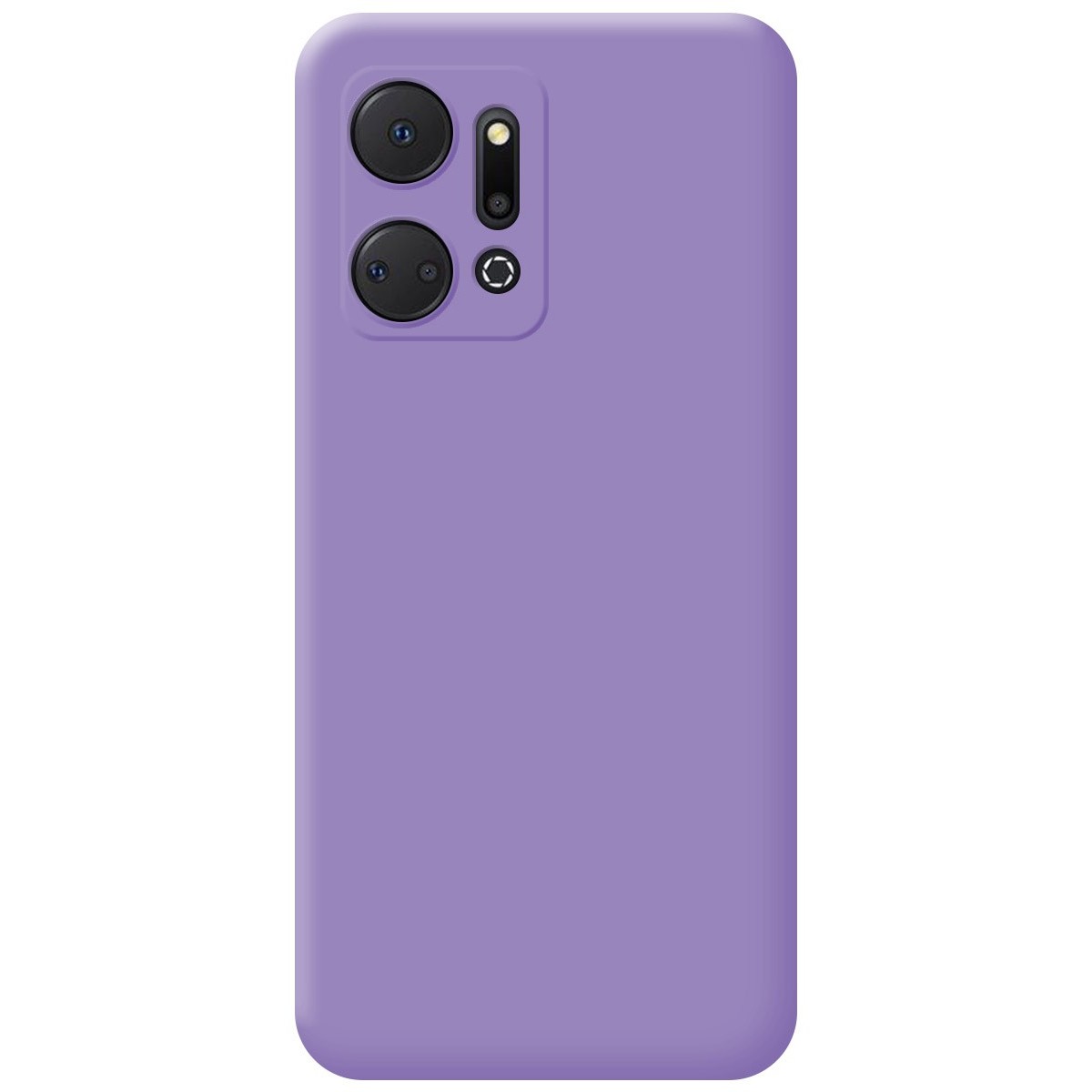 Funda Silicona Líquida Ultra Suave para Huawei Honor X7a color Morada