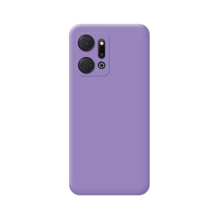 Funda Silicona Líquida Ultra Suave para Huawei Honor X7a color Morada