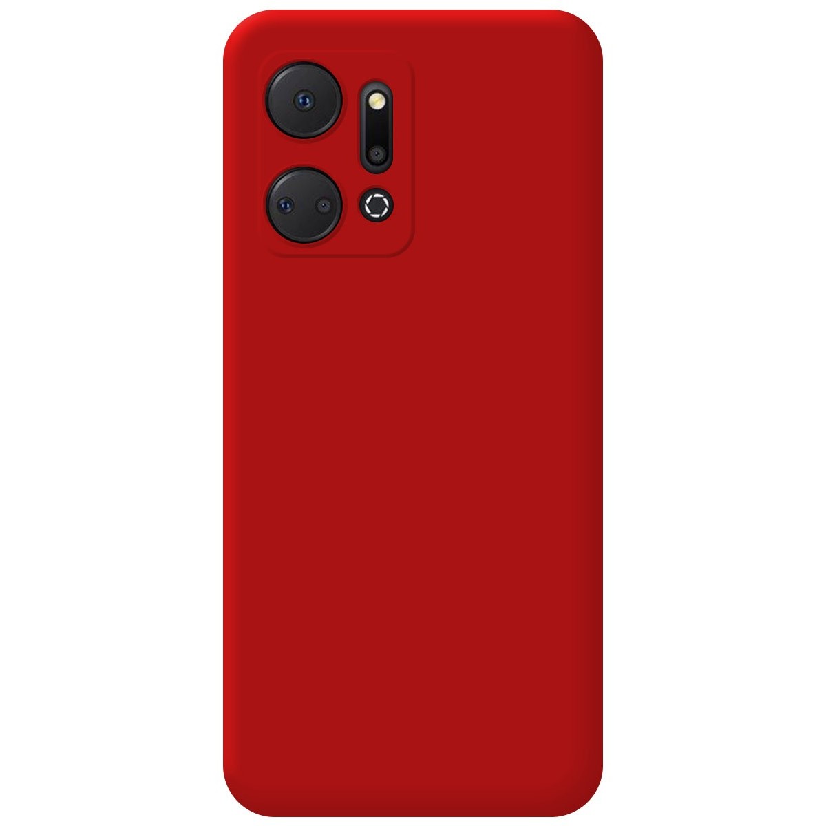 Funda Silicona Líquida Ultra Suave para Huawei Honor X7a color Roja