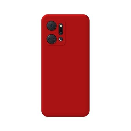 Funda Silicona Líquida Ultra Suave para Huawei Honor X7a color Roja