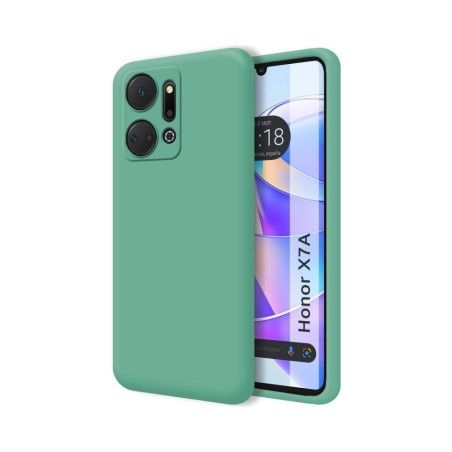 Funda Silicona Líquida Ultra Suave para Huawei Honor X7a color Verde