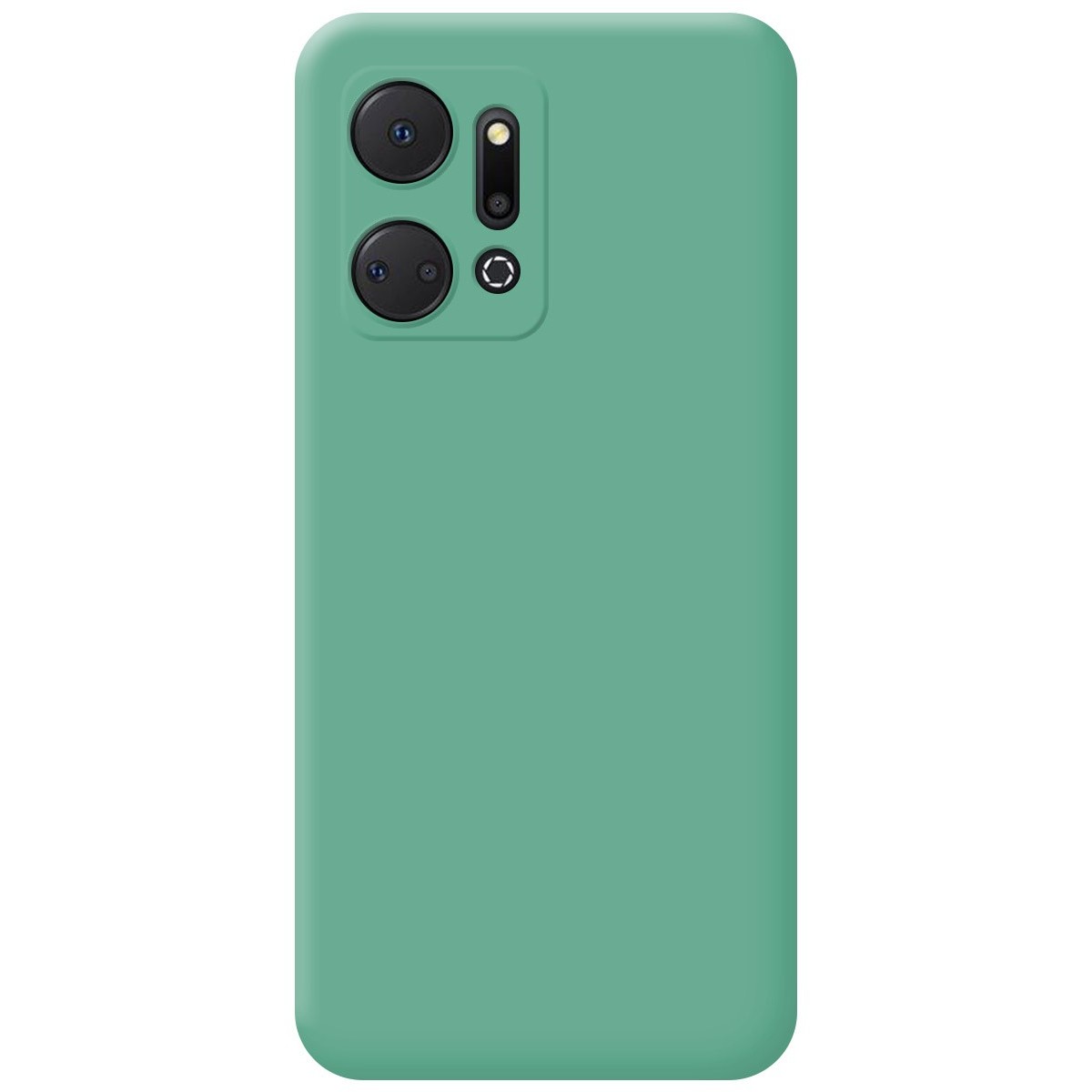 Funda Silicona Líquida Ultra Suave para Huawei Honor X7a color Verde