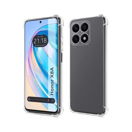 Funda Silicona Antigolpes Transparente para Huawei Honor X8a