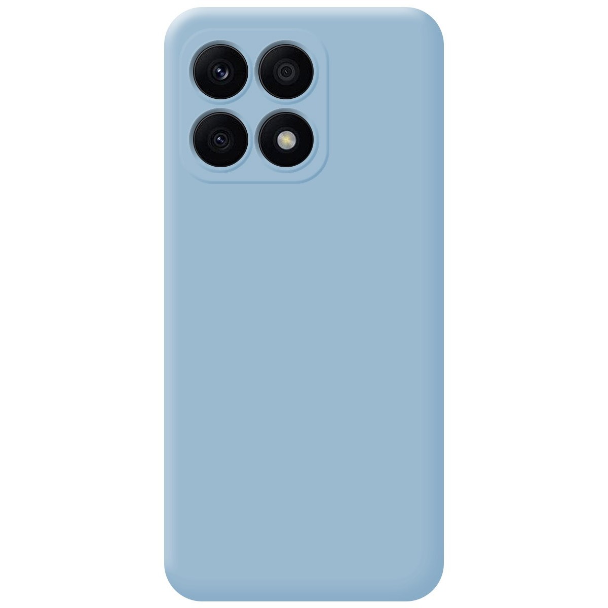 Funda Silicona Líquida Ultra Suave para Huawei Honor X8a color Azul