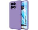 Funda Silicona Líquida Ultra Suave para Huawei Honor X8a color Morada