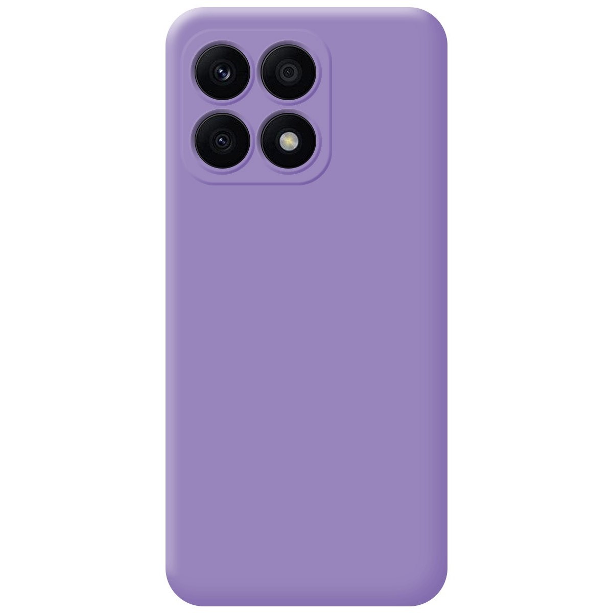 Funda Silicona Líquida Ultra Suave para Huawei Honor X8a color Morada