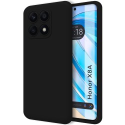 Funda Silicona Líquida Ultra Suave para Huawei Honor X8a color Negra