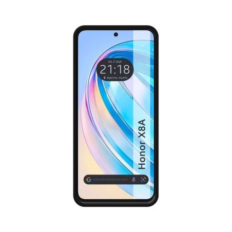Funda Silicona Líquida Ultra Suave para Huawei Honor X8a color Negra